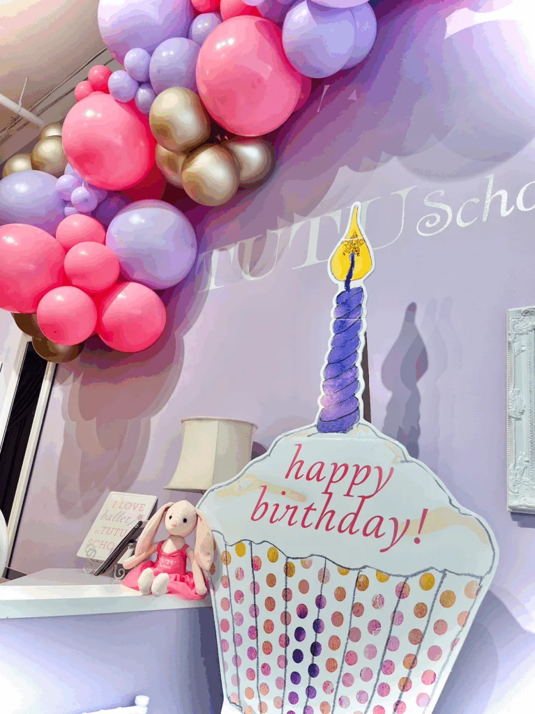 Celebración de cumpleaños en tutu school